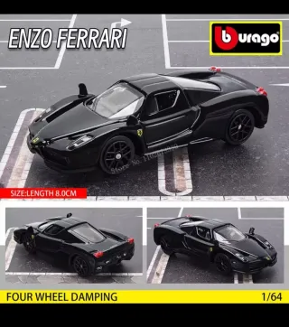 Burago Enzo Ferrari 1:64 Negro