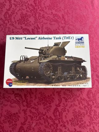 Maqueta Tanque US M22 Locust T9E1 Bronco Models