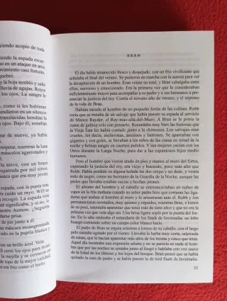 Libro Juego de Tronos-Canción de Hielo y Fuego 1