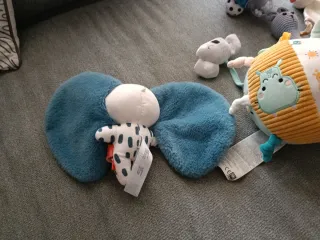 Lote Juguetes Bebé Elefante Peluche Sonajero