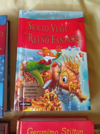 4 libros de Gerónimo Stilton