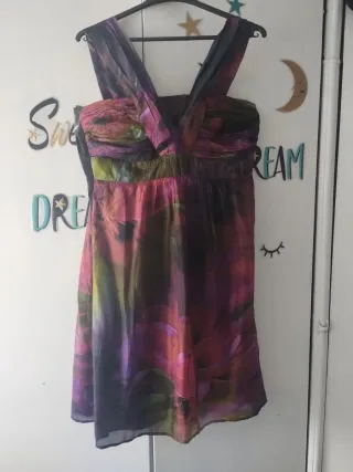 Vestido de fiesta estampado