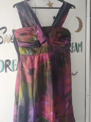 Vestido de fiesta estampado
