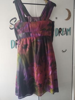 Vestido de fiesta estampado