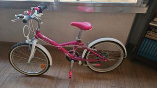 Bicicleta infantil rosa Btwin