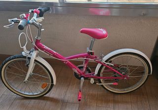 Bicicleta infantil rosa Btwin