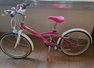 Bicicleta infantil rosa Btwin