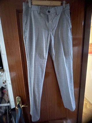 Pantalón de vestir Zara hombre gris