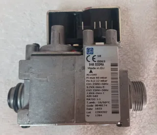 Válvula de gas caldera.