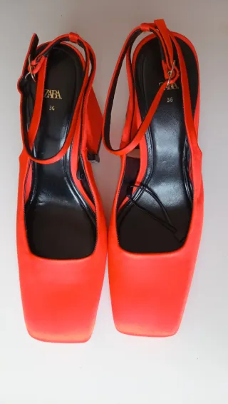 ZARA Zapatos Rojos Talla 36