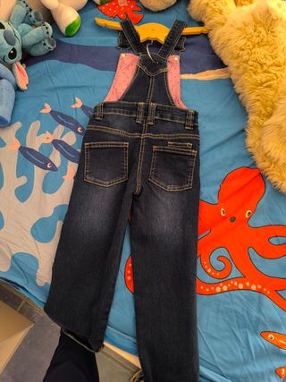 Peto vaquero niña con parches