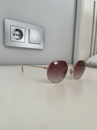 Gafas de sol Ray-Ban niña doradas
