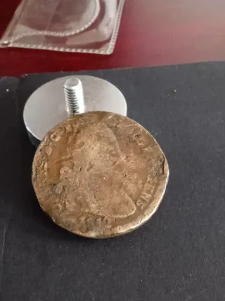 Moneda Antigua de 40 Reis de bronce  1812 Patacón 