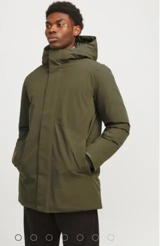 Parka verde hombre