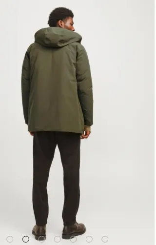 Parka verde hombre