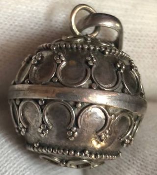 Colgante Plata Sonajero + Regalo