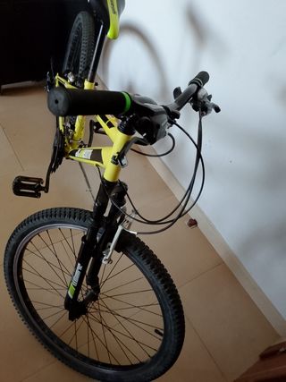 Bicicleta 24 Amarilla Bien Conservada