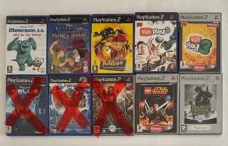 Lote 7 Juegos PlayStation 2 (PS2)