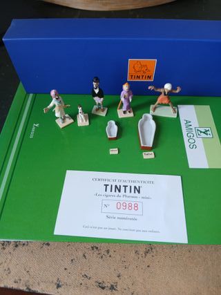 Mini statuette dei sigari del faraone Tintin