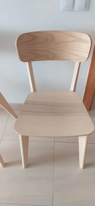 2 Sillas IKEA Lisabo Madera