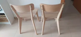 2 Sillas IKEA Lisabo Madera