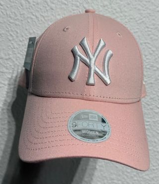 Gorra New Era 9FORTY Mujer Rosa Plata