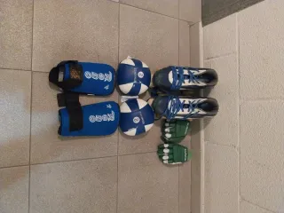 Conjunto Hockey Patines: Patines, Rodilleras