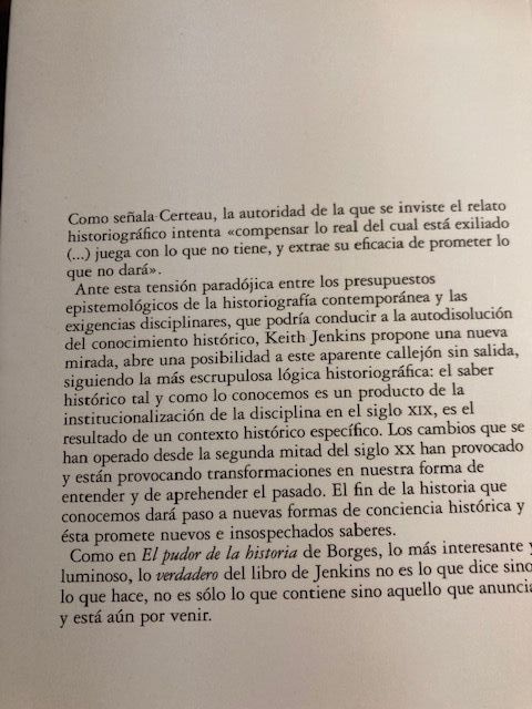 Repensar la historia