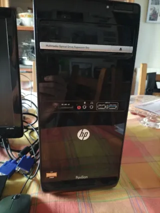 Ordenador de sobremesa HP Pavilion Negro