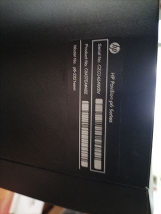 Ordenador de sobremesa HP Pavilion Negro