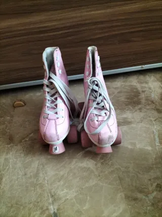 Patines rosas talla 34
