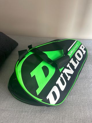 Paletero Dunlop Tour Series Negro/Verde