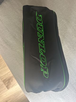 Paletero Dunlop Tour Series Negro/Verde