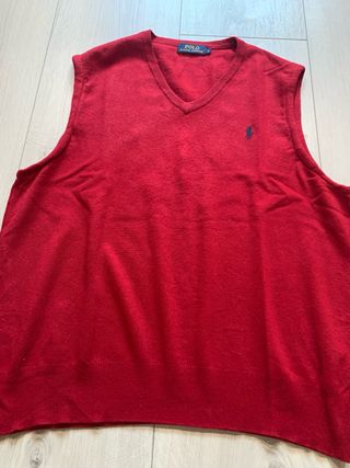 Chaleco Ralph Lauren Rojo