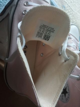 Botas Converse Plataforma Talla 38 Rosa