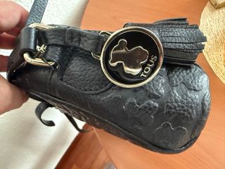 Bandolera Tous Sherton Piel Negra