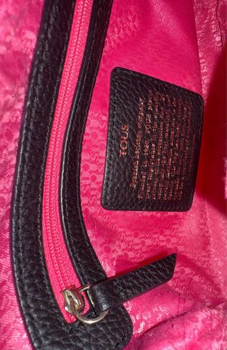 Bandolera Tous Sherton Piel Negra