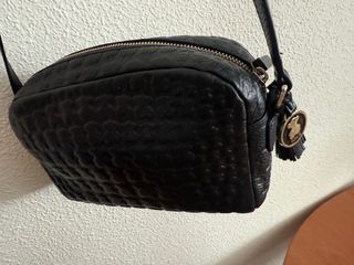 Bandolera Tous Sherton Piel Negra