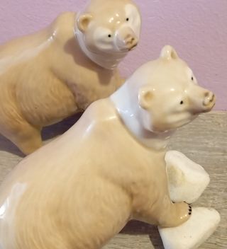 2 Figuras Osos Esmaltados Nuevas la unidad 7€