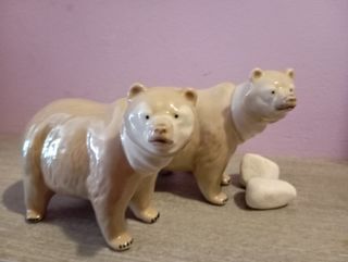 2 Figuras Osos Esmaltados Nuevas la unidad 7€