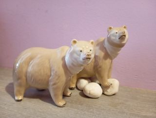 2 Figuras Osos Esmaltados Nuevas la unidad 7€