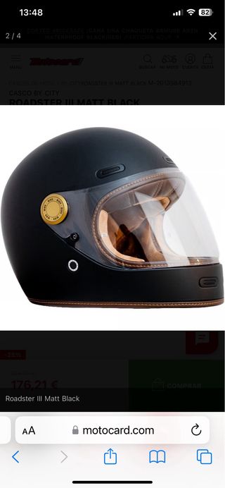 Casco By City Roadster 3 Talla M Nuevo Negro Mate