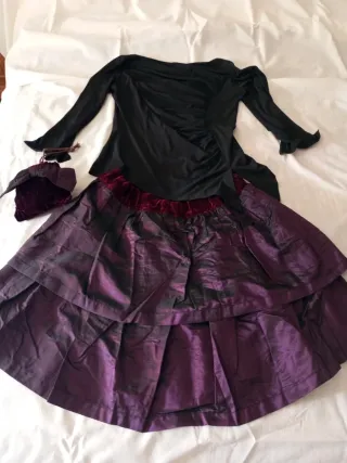 Disfraz Halloween Negro y Morado