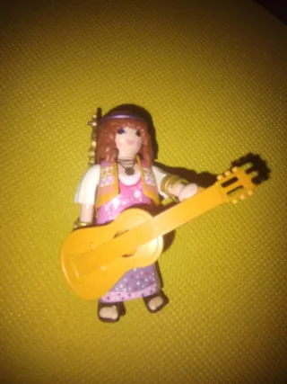 Playmobil Hippie con Guitarra