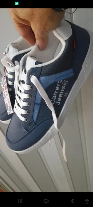 Sneakers Carrera Jeans N45 Blu/Bianco