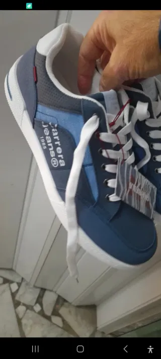 Sneakers Carrera Jeans N45 Blu/Bianco
