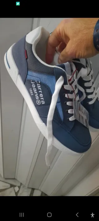 Sneakers Carrera Jeans N45 Blu/Bianco