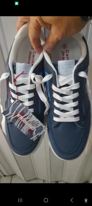 Sneakers Carrera Jeans N45 Blu/Bianco