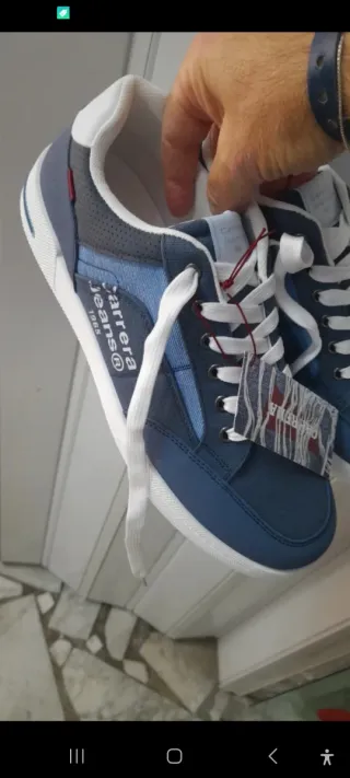 Sneakers Carrera Jeans N45 Blu/Bianco