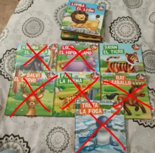 Libros colección Animales del zoo